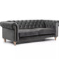 Sofá Chesterfield Gris
