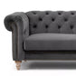 Sofá Chesterfield Gris