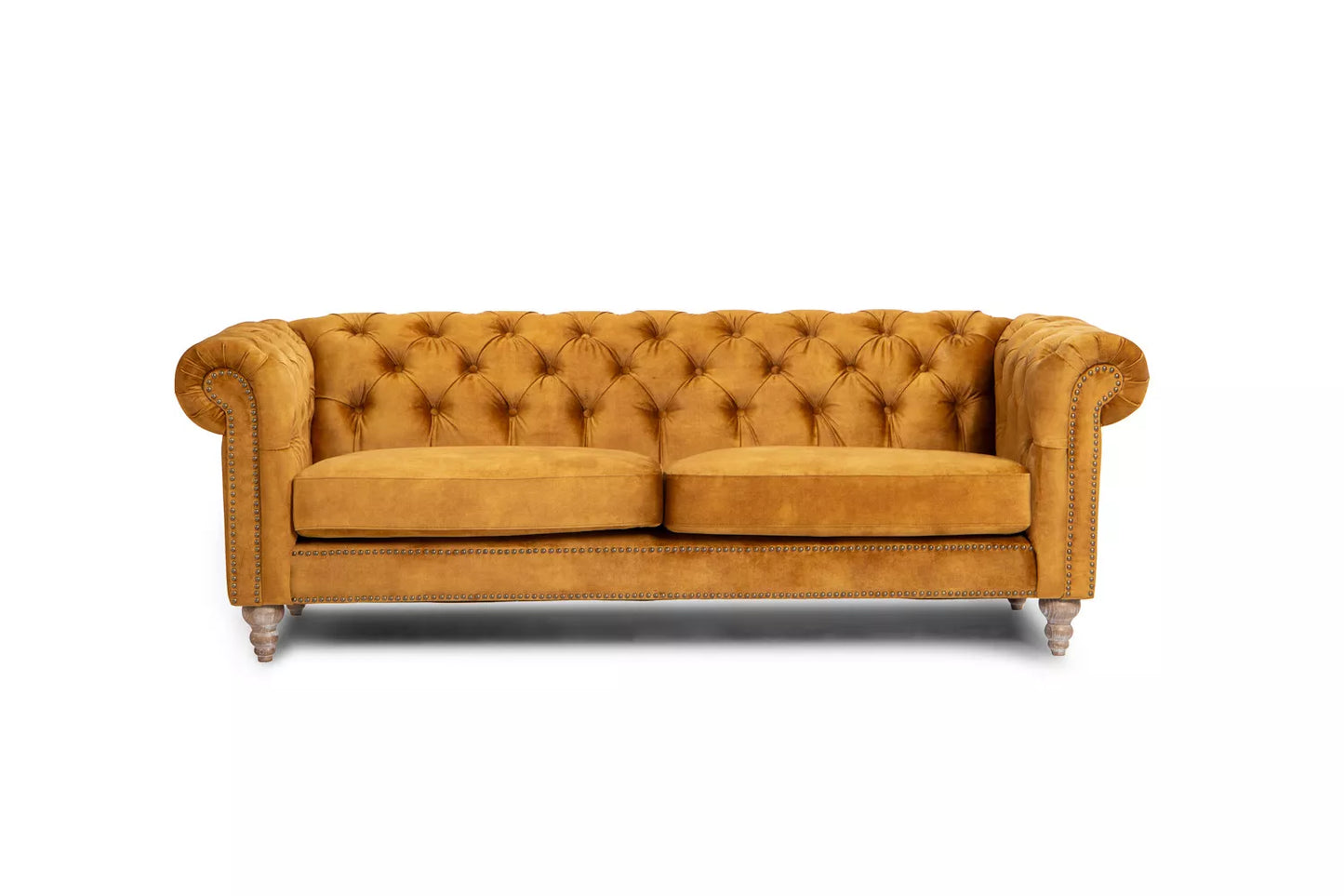 Sofá Chesterfield Mostaza