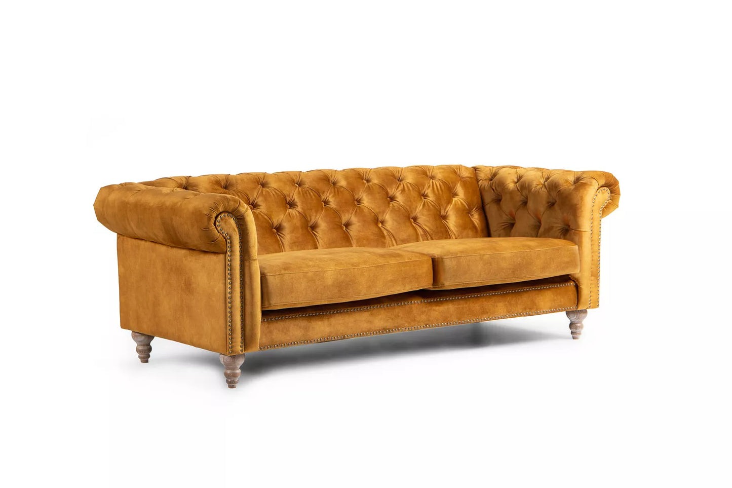 Sofá Chesterfield Mostaza