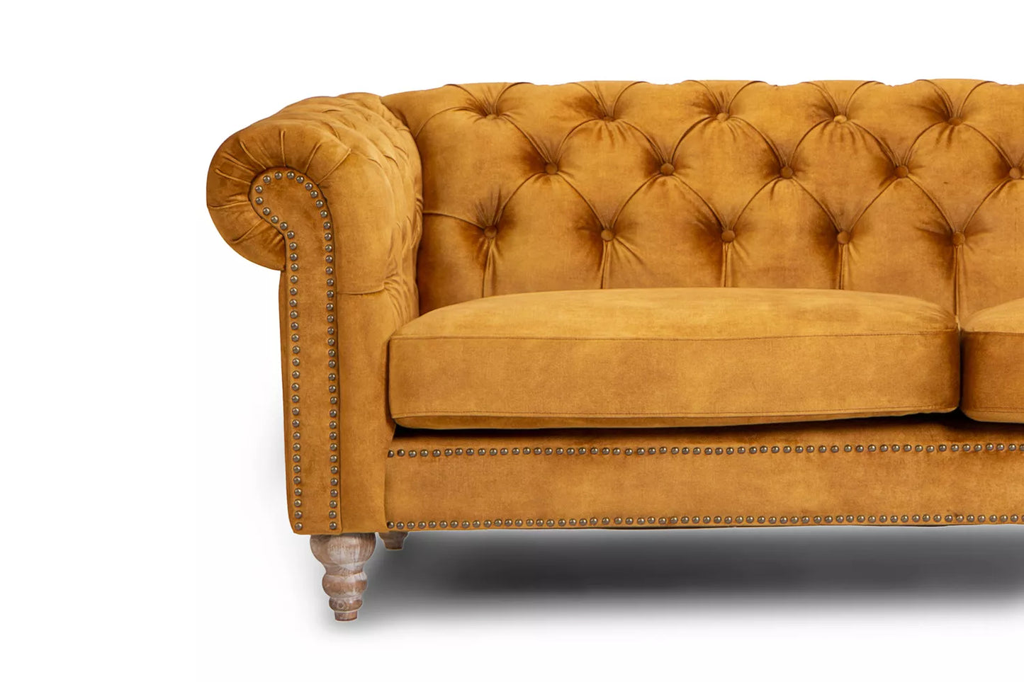 Sofá Chesterfield Mostaza