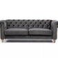 Sofá Chesterfield Gris