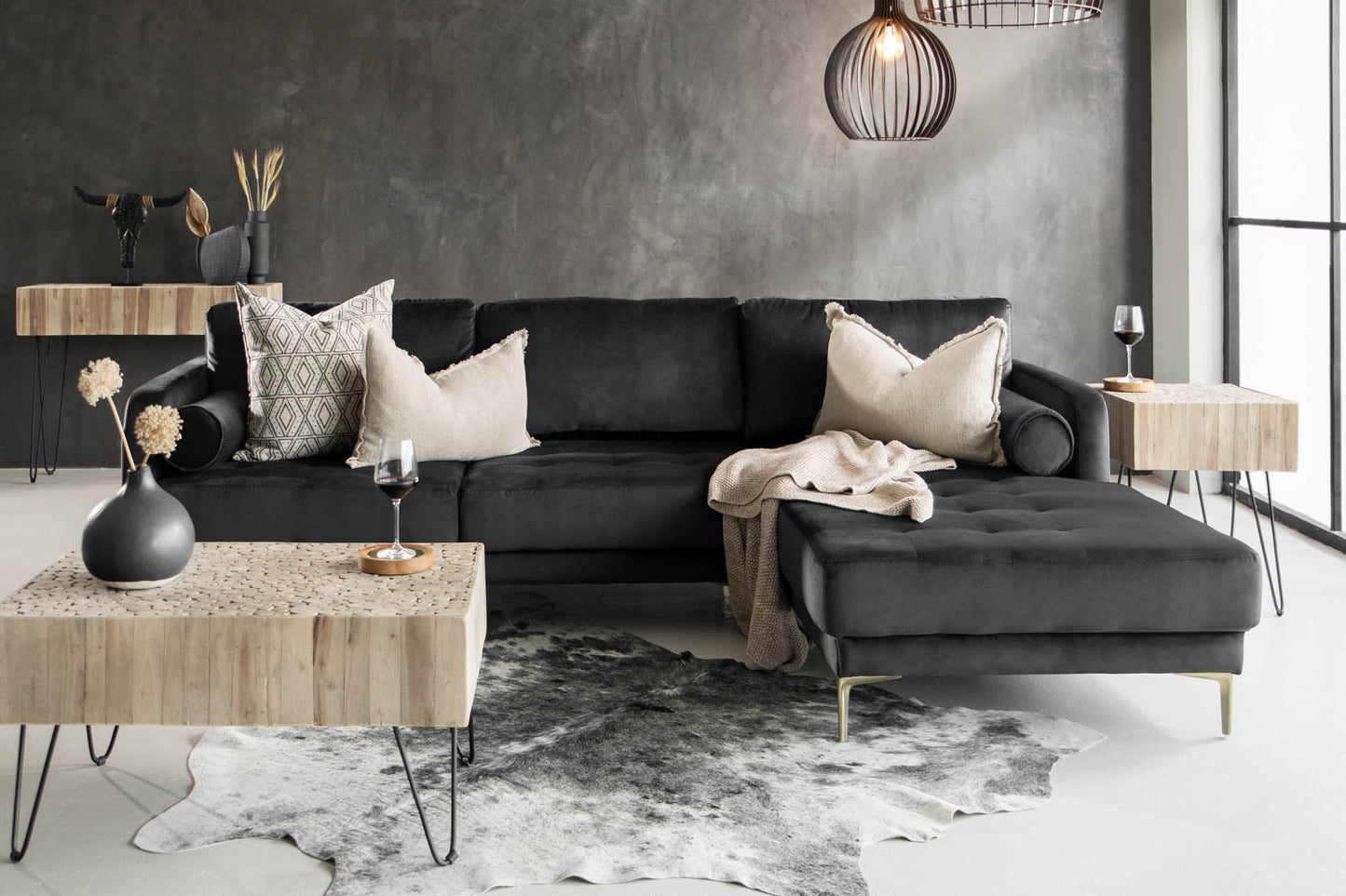 Sofá Elle Negro