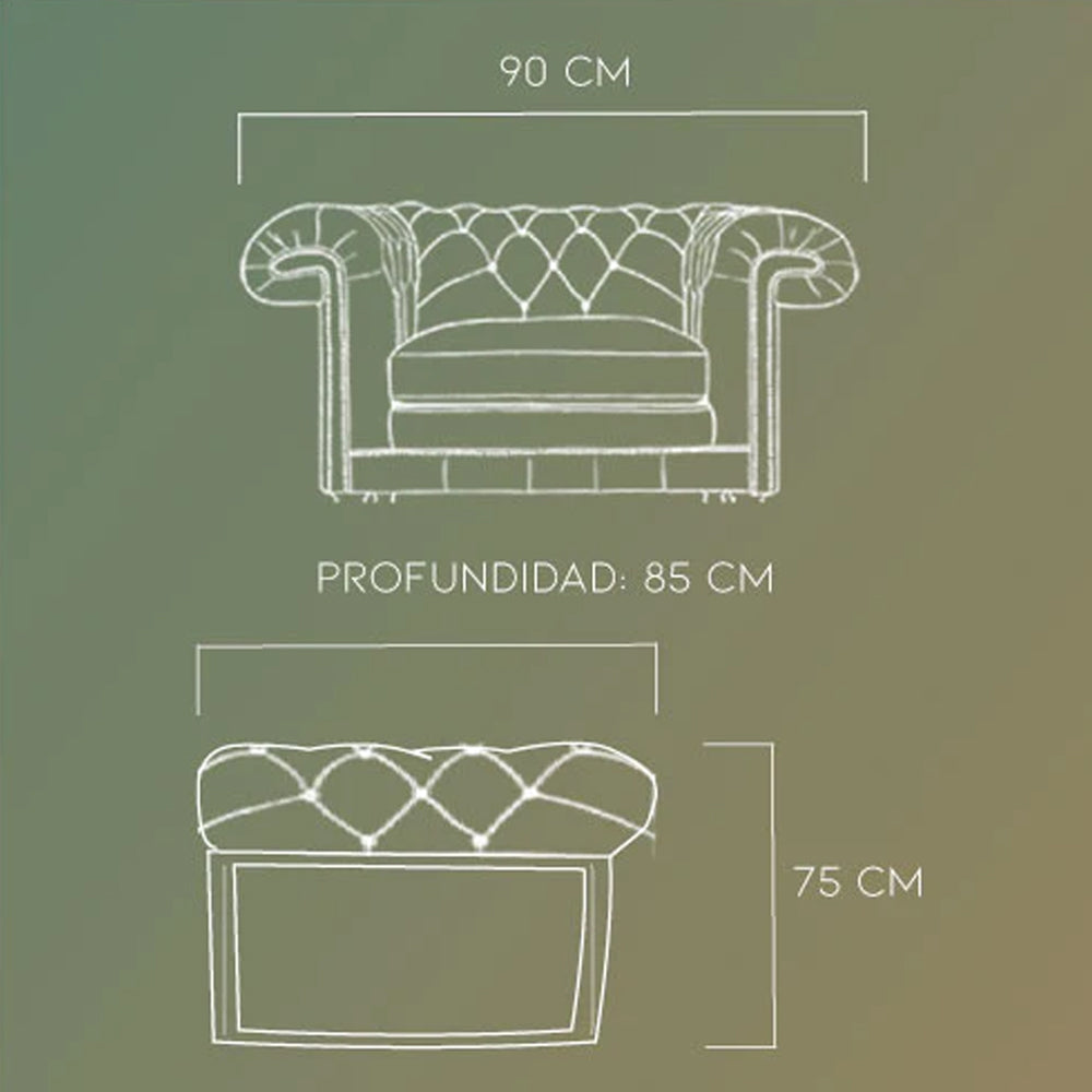 Sofá Chesterfield