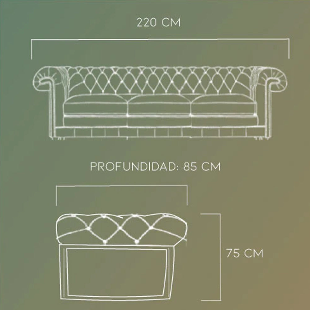 Sofá Chesterfield